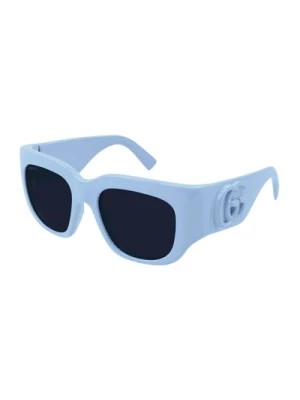 Zdjęcie produktu Niebieskie okulary przeciwsłoneczne dla kobiet Gucci