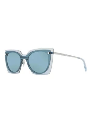 Zdjęcie produktu Niebieskie Okulary Przeciwsłoneczne dla Kobiet w stylu Cat Eye Swarovski