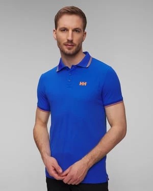 Zdjęcie produktu Niebieskie Polo Męskie Helly Hansen Kos Polo