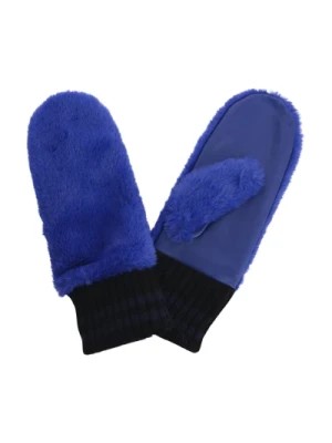Zdjęcie produktu Niebieskie Rękawiczki z Sztucznej Skóry Bellerose