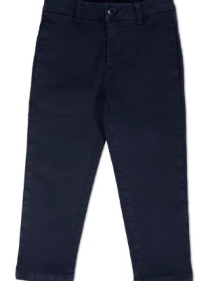 Zdjęcie produktu Niebieskie Spodnie Chłopięce - Regularny Krój z Pętelką na Pasek Dondup
