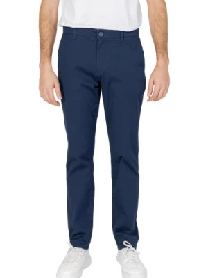 Zdjęcie produktu Niebieskie Spodnie na Zamek Wiosna/Lato Mężczyźni Armani Exchange