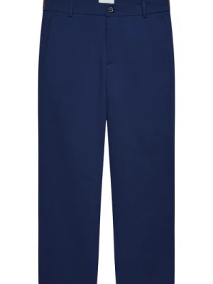 Zdjęcie produktu Niebieskie Spodnie z Elastanu dla Chłopców Fendi