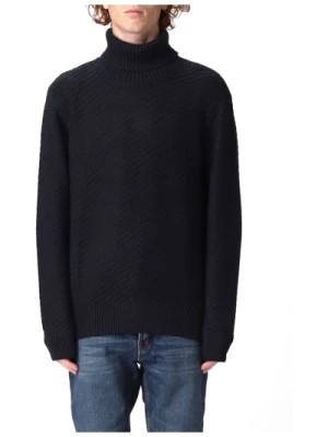 Zdjęcie produktu Niebieskie Swetry dla Mężczyzn Armani Exchange