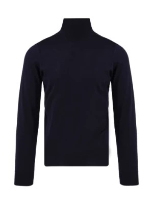 Zdjęcie produktu Niebieskie Swetry dla Mężczyzn Drumohr