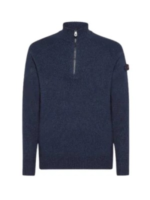 Zdjęcie produktu Niebieskie Swetry dla Mężczyzn Peuterey