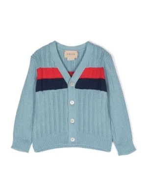 Zdjęcie produktu Niebieskie Swetry Dziecięce Gucci