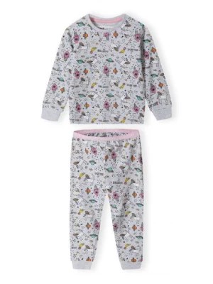 Zdjęcie produktu Niemowlęca piżama z długim rękawem oraz nadrukiem w jednorożce dla dziewczynki Minoti