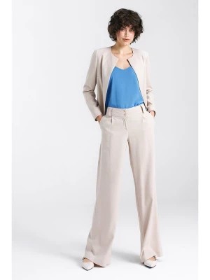 Zdjęcie produktu Nife Spodnie w kolorze beżowym rozmiar: 38