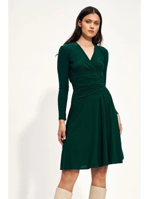 Zdjęcie produktu Nife Sukienka w kolorze ciemnozielonym rozmiar: 44