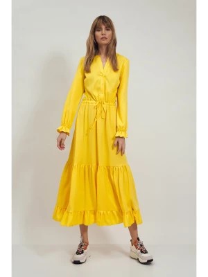 Zdjęcie produktu Nife Sukienka w kolorze żółtym rozmiar: 42