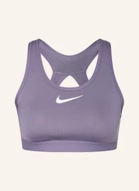 Zdjęcie produktu Nike Biustonosz Sportowy Swoosh Z Siateczką lila