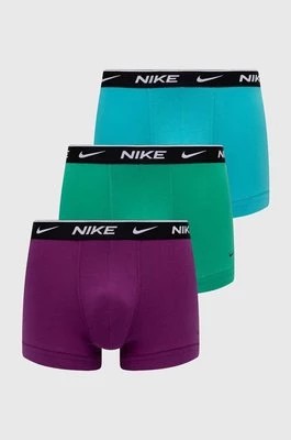 Zdjęcie produktu Nike bokserki 3-pack męskie kolor turkusowy