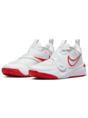 Zdjęcie produktu Nike Buty sportowe "Team Hustle D 11" w kolorze biało-czerwonym rozmiar: 39