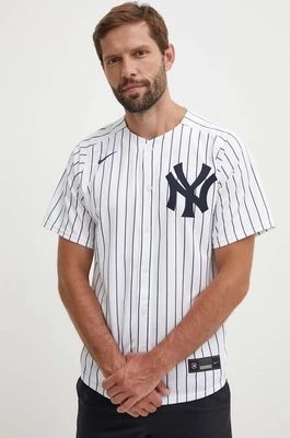 Zdjęcie produktu Nike t-shirt New York Yankees kolor biały regular ze stójką