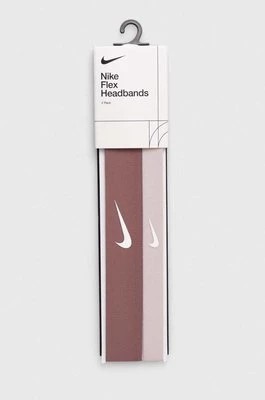 Zdjęcie produktu Nike opaska na głowę 2-pack kolor różowy