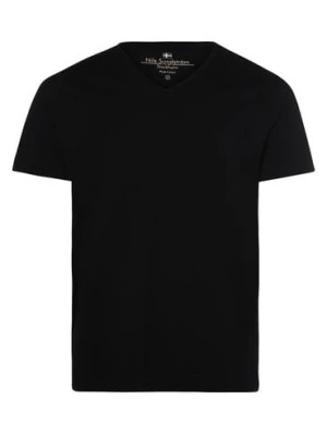 Zdjęcie produktu Nils Sundström T-shirt męski Mężczyźni Dżersej czarny jednolity,