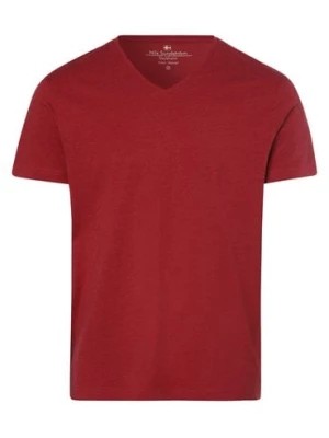 Zdjęcie produktu Nils Sundström T-shirt męski Mężczyźni Dżersej czerwony marmurkowy,