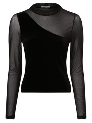 Zdjęcie produktu Noisy May Damska koszulka z długim rękawem - NMAlma Kobiety Sztuczne włókno czarny jednolity,