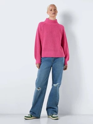 Zdjęcie produktu Noisy may Sweter w kolorze różowym rozmiar: M