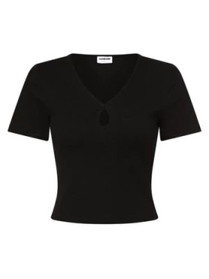 Zdjęcie produktu Noisy May T-shirt damski Kobiety Bawełna czarny jednolity,