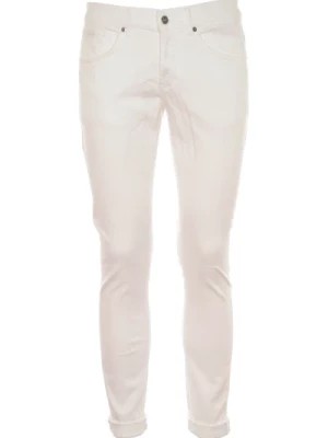 Zdjęcie produktu Nowoczesne Białe Spodnie Rurki Dondup