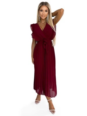 Zdjęcie produktu numoco Sukienka w kolorze bordowym rozmiar: onesize