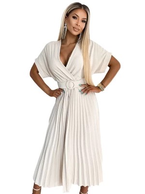 Zdjęcie produktu numoco Sukienka w kolorze kremowym rozmiar: onesize