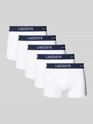 Zdjęcie produktu Obcisłe bokserki z elastycznym pasem z logo Lacoste