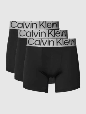 Zdjęcie produktu Obcisłe bokserki z elastycznym paskiem z logo w zestawie 3 szt. Calvin Klein Underwear