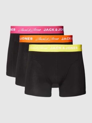 Zdjęcie produktu Obcisłe bokserki z elastycznym paskiem z logo w zestawie 3 szt. model ‘BAMBOO’ jack & jones