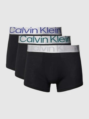 Zdjęcie produktu Obcisłe bokserki z wyhaftowanym logo w zestawie 3 szt. Calvin Klein Underwear