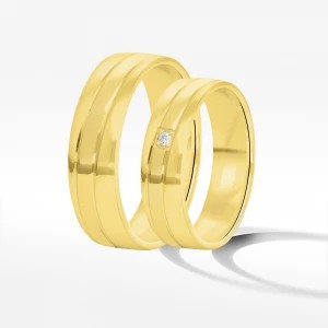 Zdjęcie produktu Obrączki ślubne z żółtego złota 5.5mm