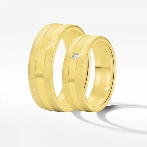 Zdjęcie produktu Obrączki ślubne z żółtego złota 6mm