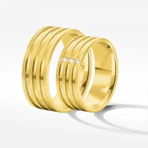 Zdjęcie produktu Obrączki ślubne z żółtego złota 7mm