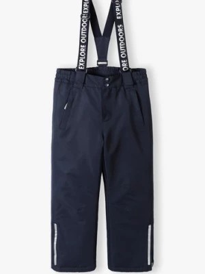 Zdjęcie produktu Ocieplane spodnie narciarskie z odpinanymi szelkami i elementami odblaskowymi Lincoln & Sharks by 5.10.15.