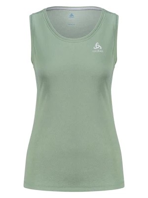 Zdjęcie produktu Odlo Top sportowy "F-Dry" w kolorze zielonym rozmiar: S