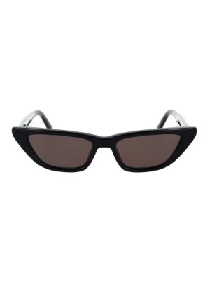 Zdjęcie produktu Odważne czarne okulary przeciwsłoneczne w stylu cat-eye Ambush