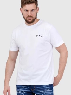 Zdjęcie produktu OFF-WHITE Biały t-shirt męski z wytłaczanym logo Off White