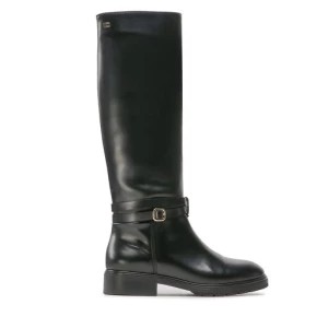 Zdjęcie produktu Oficerki Tommy Hilfiger Leather Belt Longboot FW0FW06758 Czarny