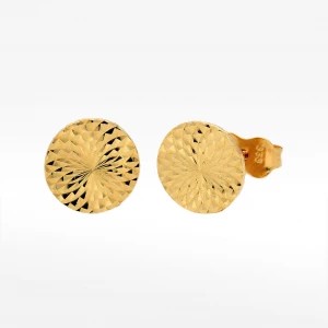 Zdjęcie produktu Okrągłe kolczyki ze złota
