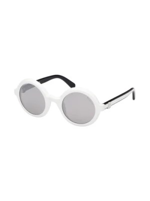 Zdjęcie produktu Okrągłe Okulary Przeciwsłoneczne z Logo Orbit Moncler