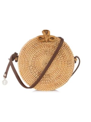 Zdjęcie produktu Okrągły koszyk z naturalnej słomki OCHNIK