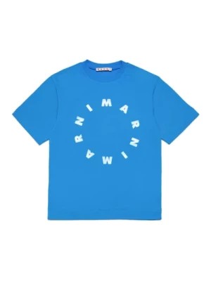 Zdjęcie produktu Okrągły T-shirt z logo Marni