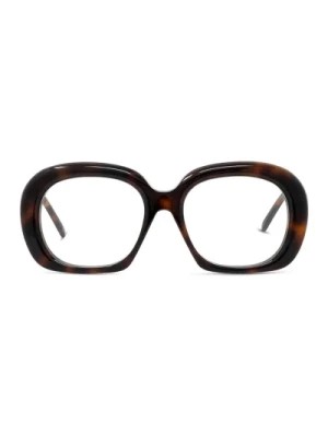Zdjęcie produktu Okulary Okrągłe w Kolorze Ciemnego Havana Loewe
