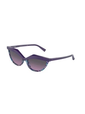 Zdjęcie produktu Okulary przeciwsłoneczne Cleophee w kolorze fioletowym z gradientowymi soczewkami Alain Mikli