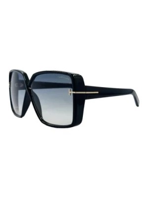 Zdjęcie produktu Okulary przeciwsłoneczne kwadratowe Czarne soczewki gradientowe Tom Ford