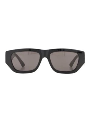 Zdjęcie produktu Okulary przeciwsłoneczne prostokątne - Czarny/Szary Bottega Veneta