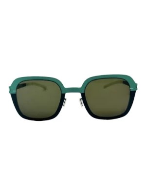 Zdjęcie produktu Okulary Przeciwsłoneczne Retro Oversize Zielony Gradient Mykita