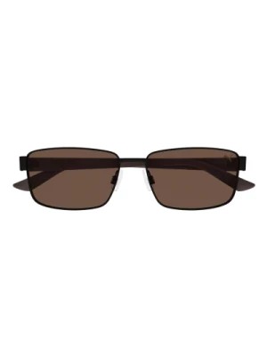 Zdjęcie produktu Okulary przeciwsłoneczne w kształcie kwadratu z brązowymi soczewkami Puma